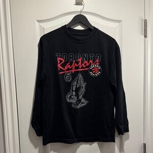 502-Toronto Raptors X Drake night black ling sleeve shirt